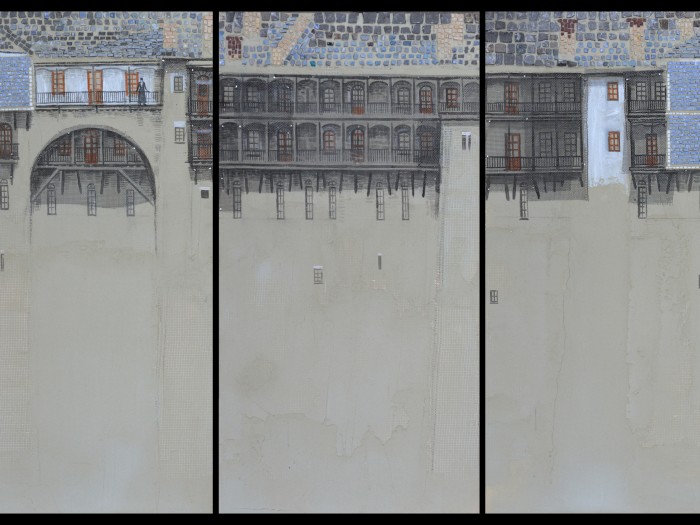 Иверон. полиптих, мозаика, 100х250. 2016